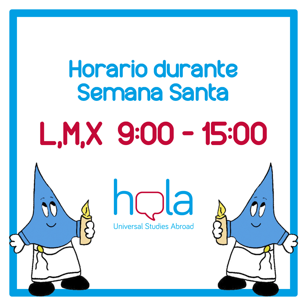 Horario de Semana Santa