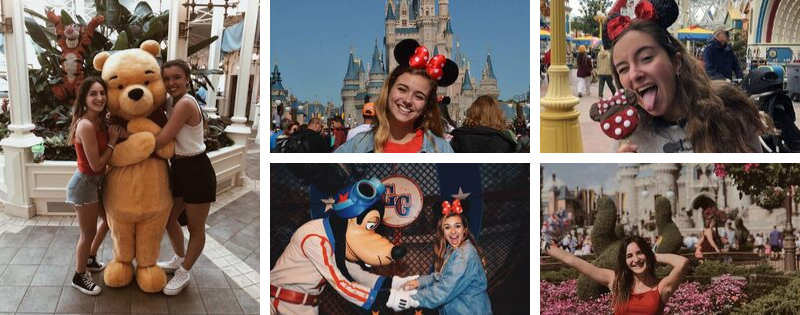 Imágenes de alumnos en Walt Disney World