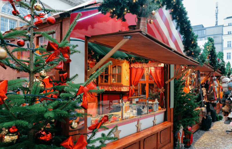 mercadillo navideño de Estados Unidos