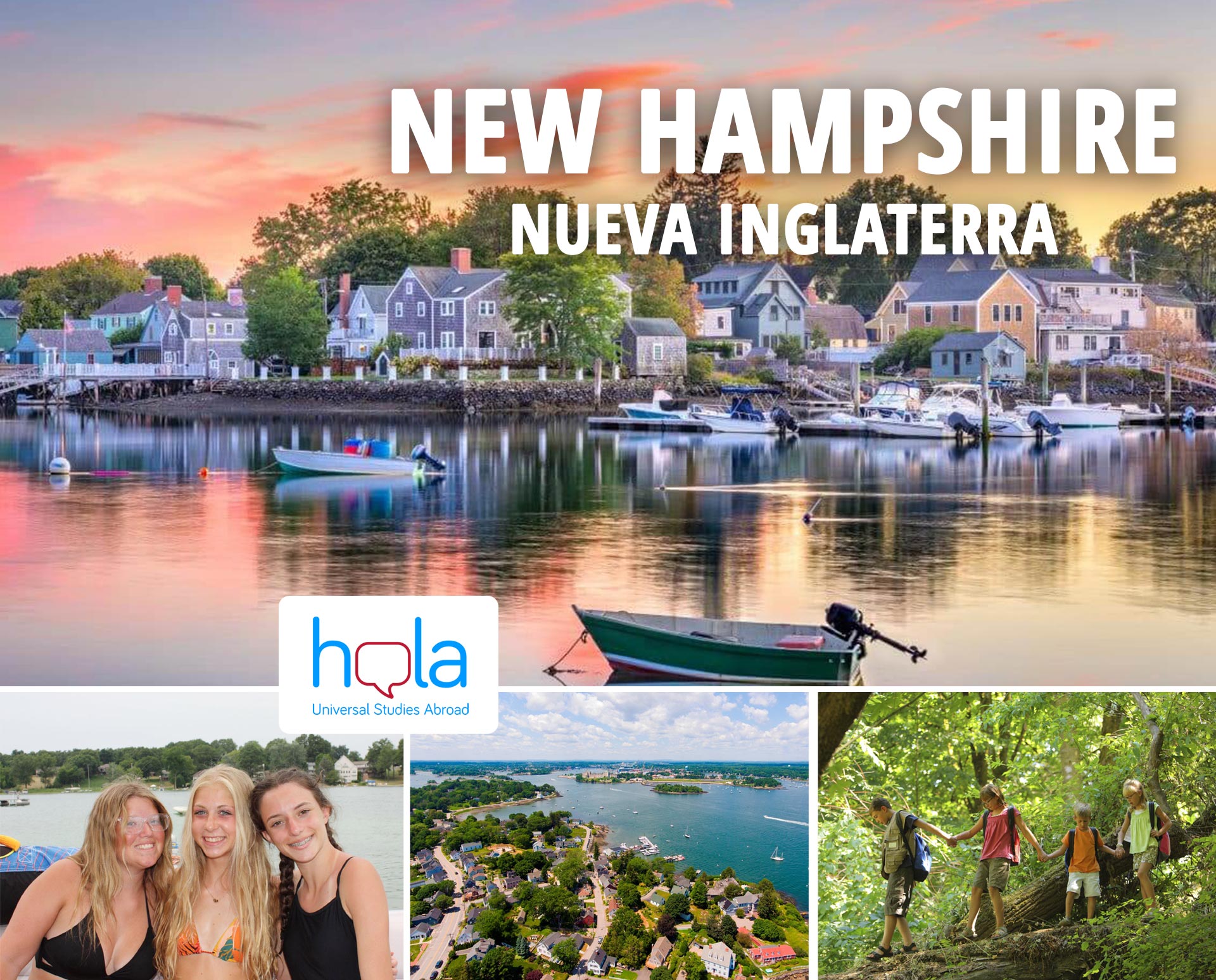 Verano en familia americana: New Hampshire - Nueva Inglaterra - USA