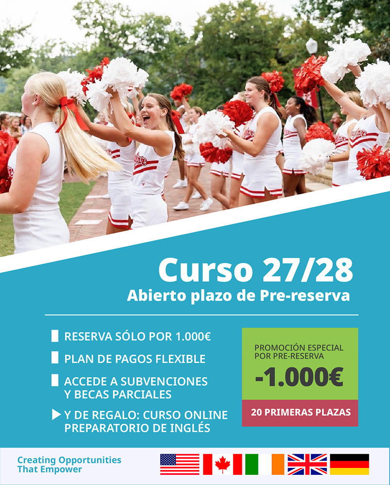 Pre-reservas curso 27/28 con 1000€ de descuento