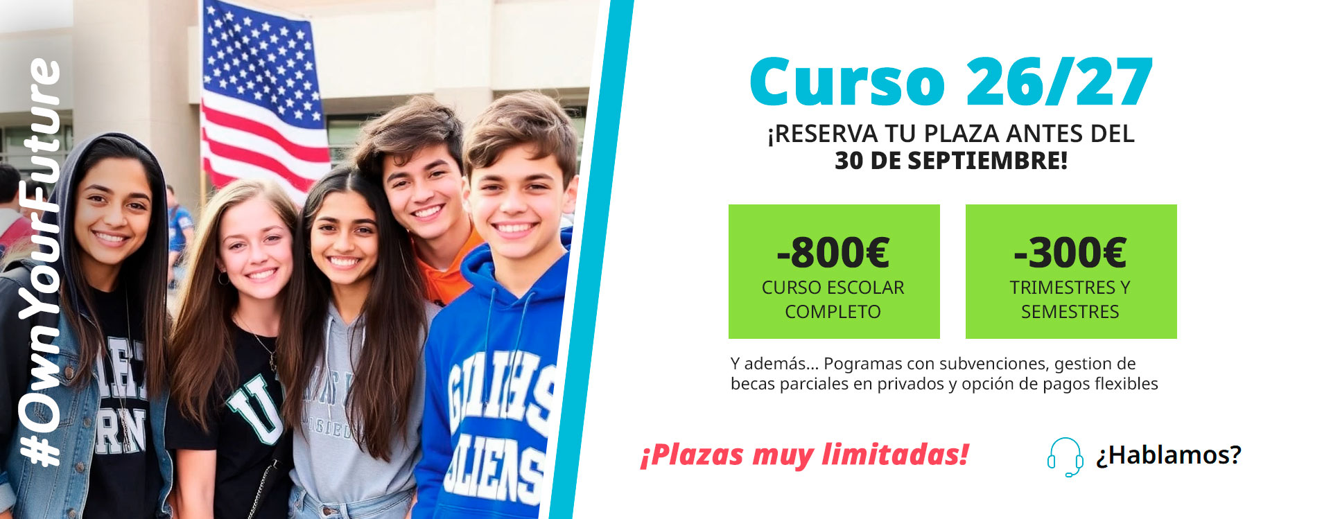 Matrículas para el curso 2026/2027